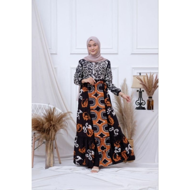GAMIS RAYON CANDI MEKAR PREMIUM ORI/MALIKA DRESS