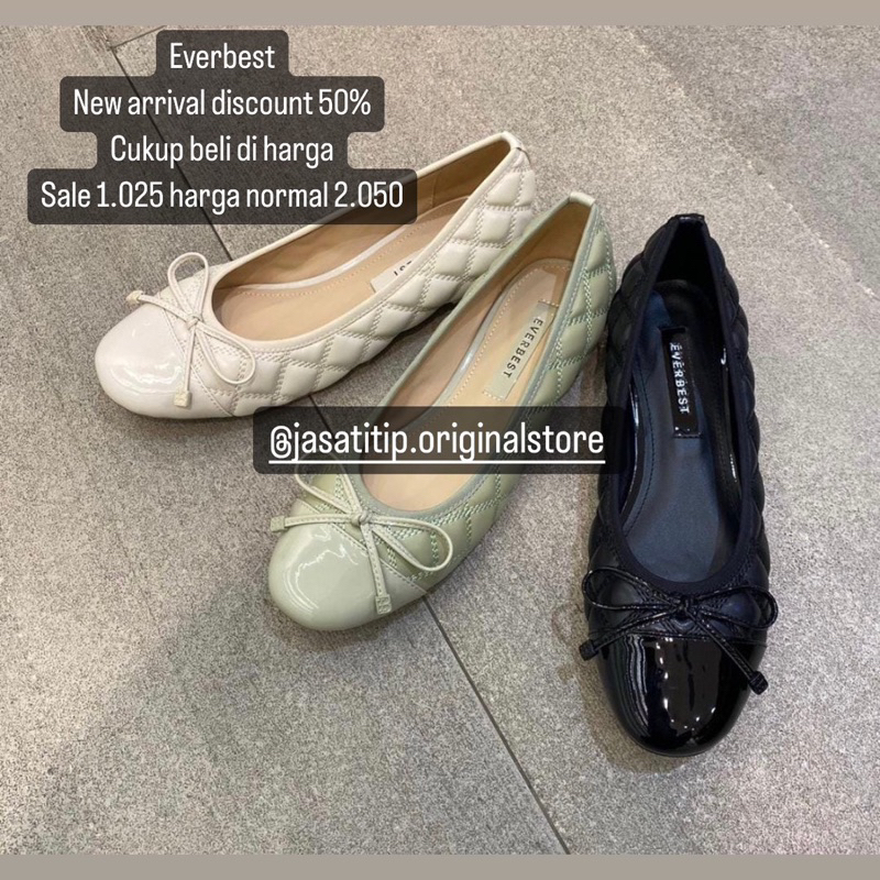 Sepatu wanita flatshoes Everbest original store