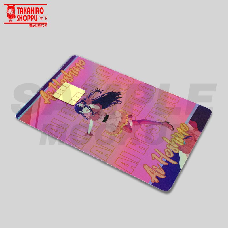 

Garskin Sticker Cover Kartu ATM Oshi No Ko - AI HOSHINO
