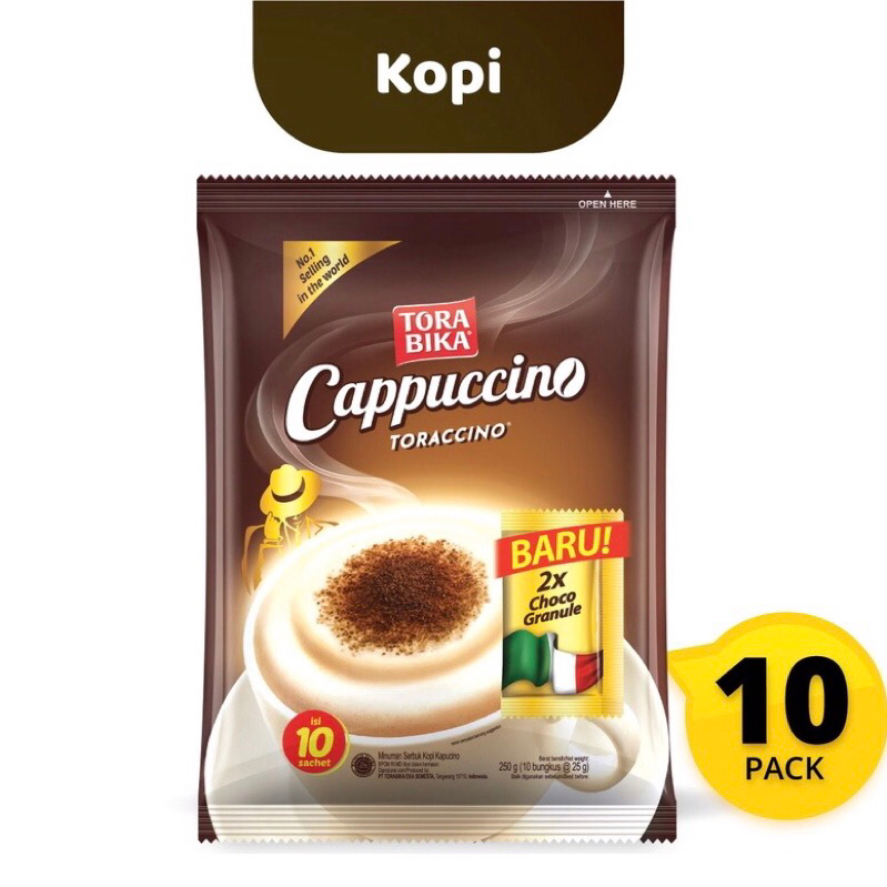 

Torabika Cappuccino Kopi Instan 1 Renceng isi 10 Sachet @25g