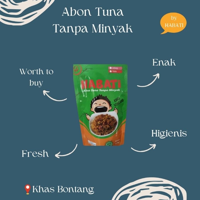 

HABATI Abon Tuna Tanpa Minyak