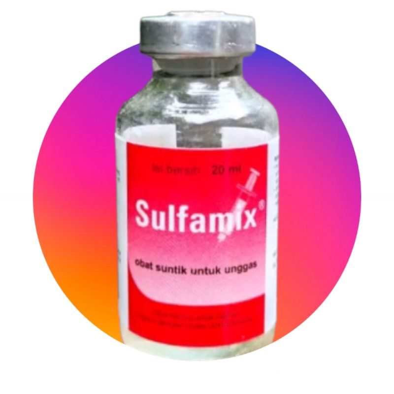Sulfamix Injeksi 20ml Obat Injeksi Ayam Sapi Domba