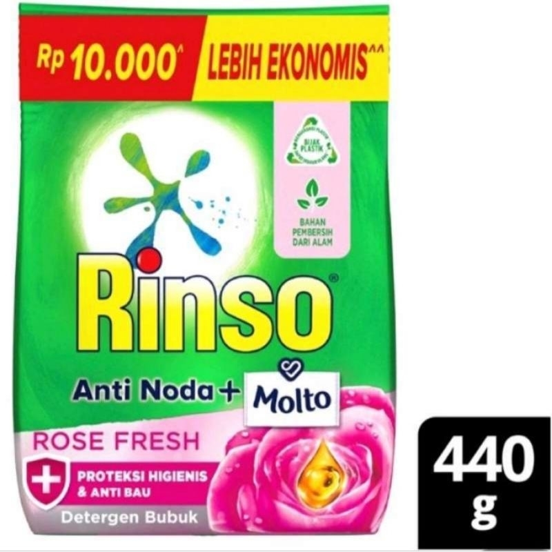Rinso 10000 Detergent Bubuk 440gr