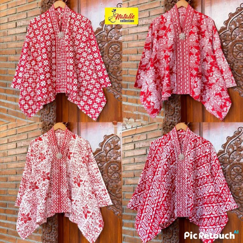 blus kartini/blus wanita batik/blus merah putih