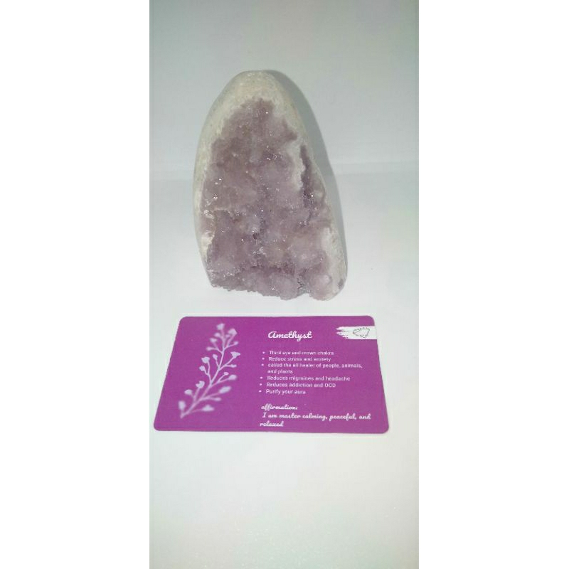 Batu Geode Kristal Amethyst