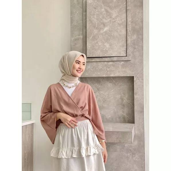 LUCLY | OUTER HIJAB WANITA KEKINIAN | OUTER KOREAN STYLE|