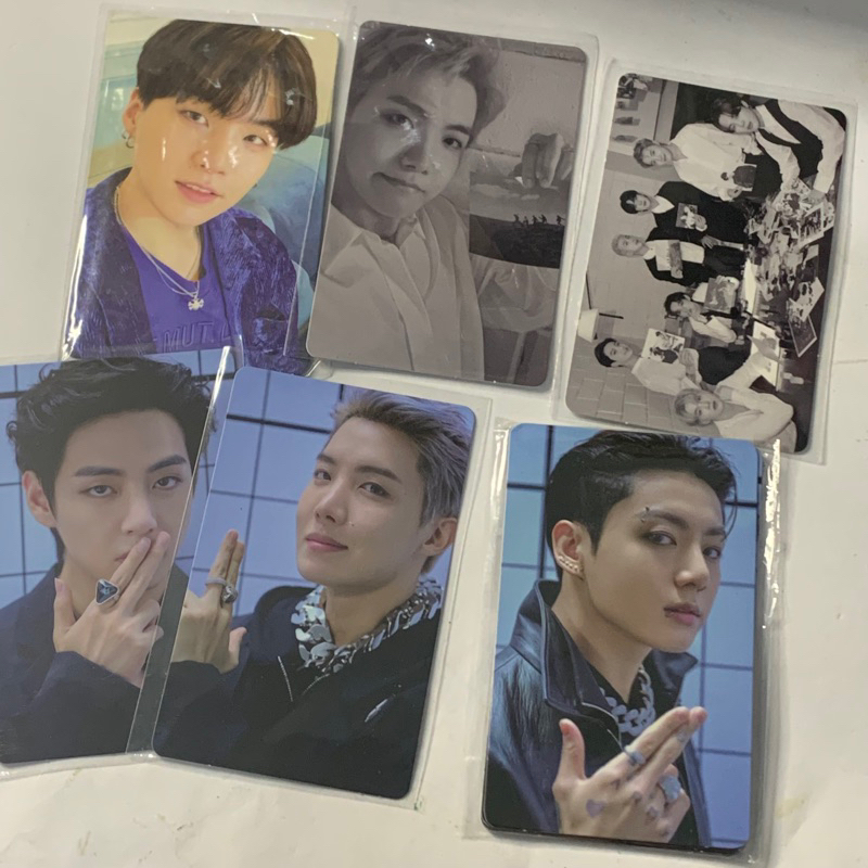 PC PHOTOCARD SUGA YOONGI AGUST D BUTTER CREAM PERSONA BE HYYH MOTS7 DARK WILD DNW BTS