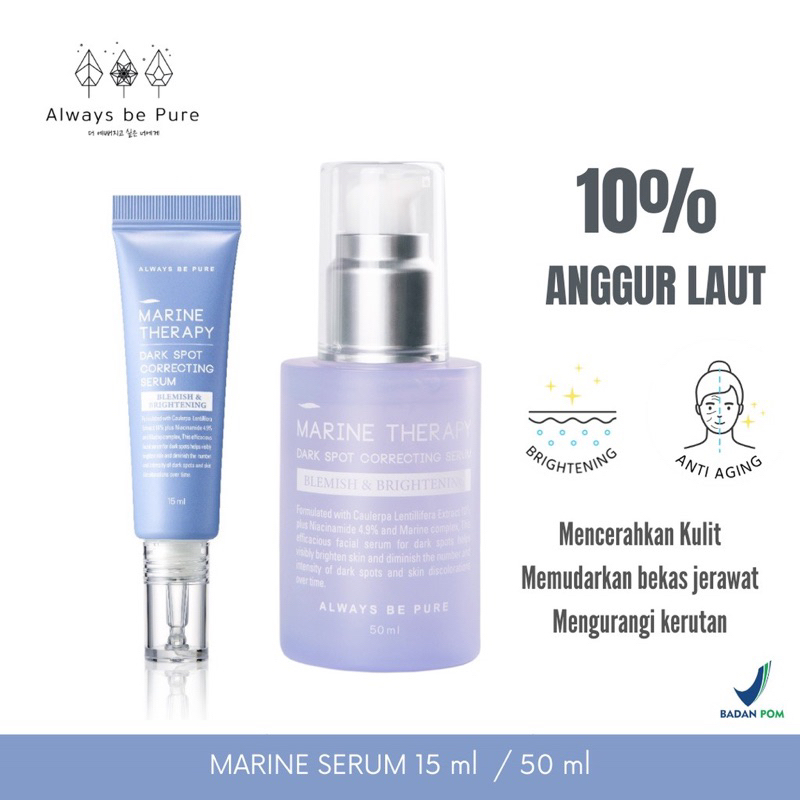 ALWAYS BE PURE MARINE THERAPHY DARK SPOT CORRECTING SERUM 15ML