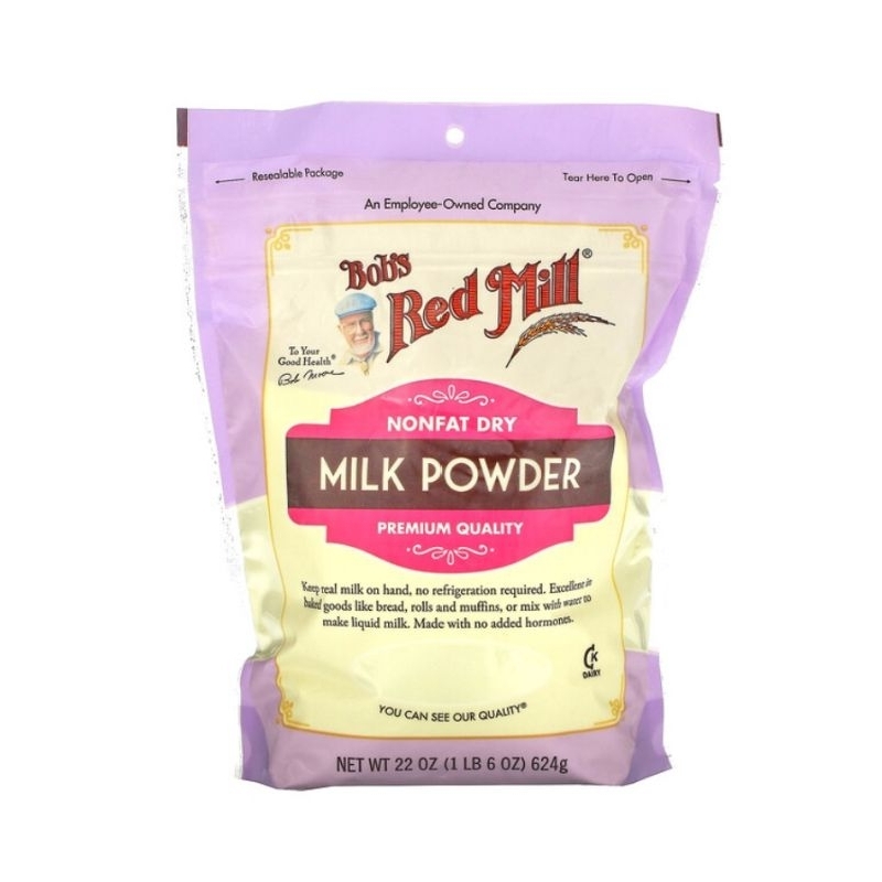 

Bob's Red Mill Milk Powder Nonfat Dry 22 oz 624 gr