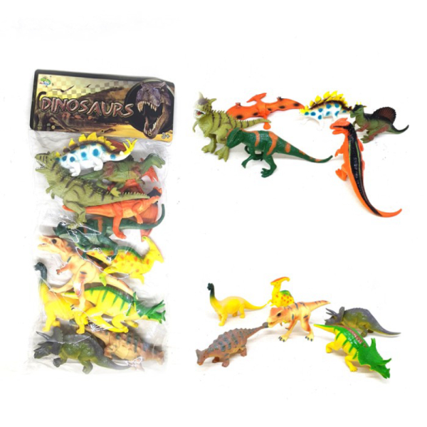 

DUNIA KARET Murah Jumbo Unik WORLD MAINAN 12PCS - DINOSAURUS DINOSAUR