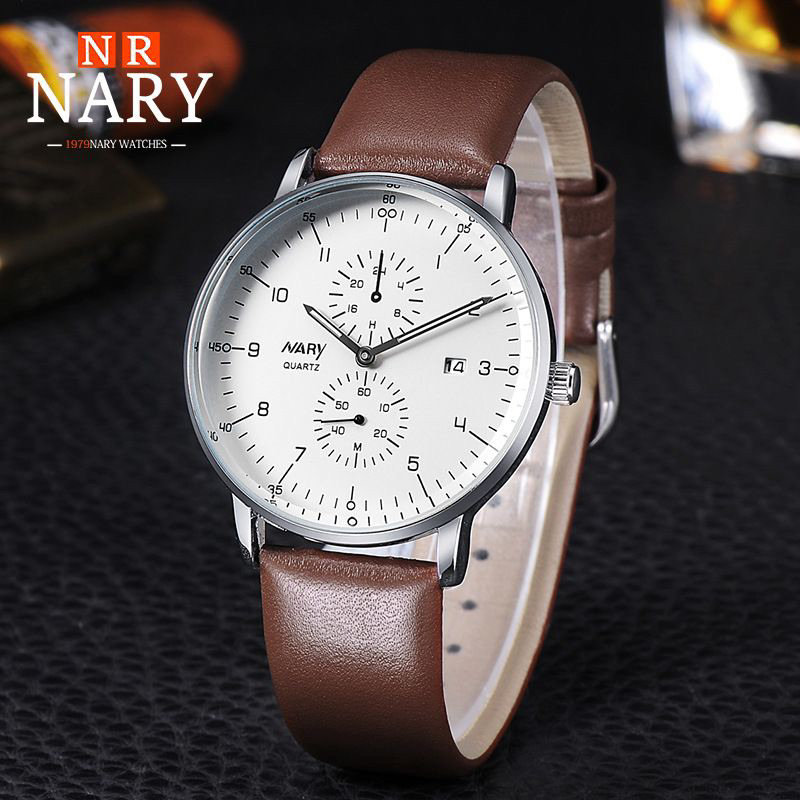 Wlisth Jam Tangan Pria W05 Original Classic Casual Tali Kulit Original