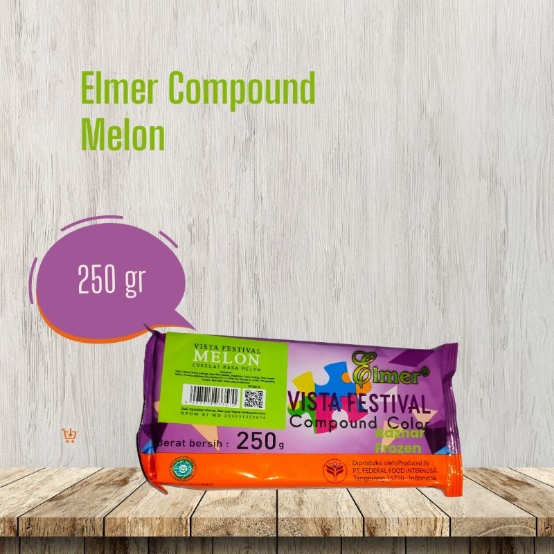 

Elmer Compound Melon 250g / Coklat batang rasa Melon