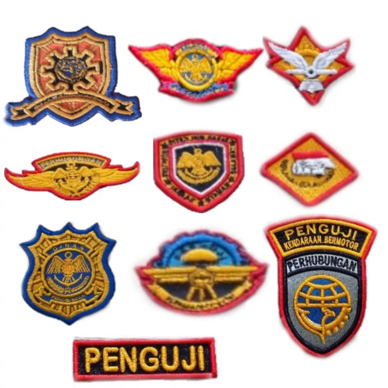 Atribut Dishub Campur campur Bordir Timbul