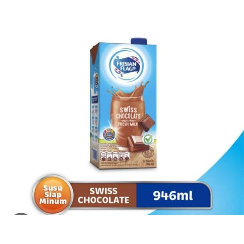 

Susu Frisian Flag Swiss Chocolate 946 Ml