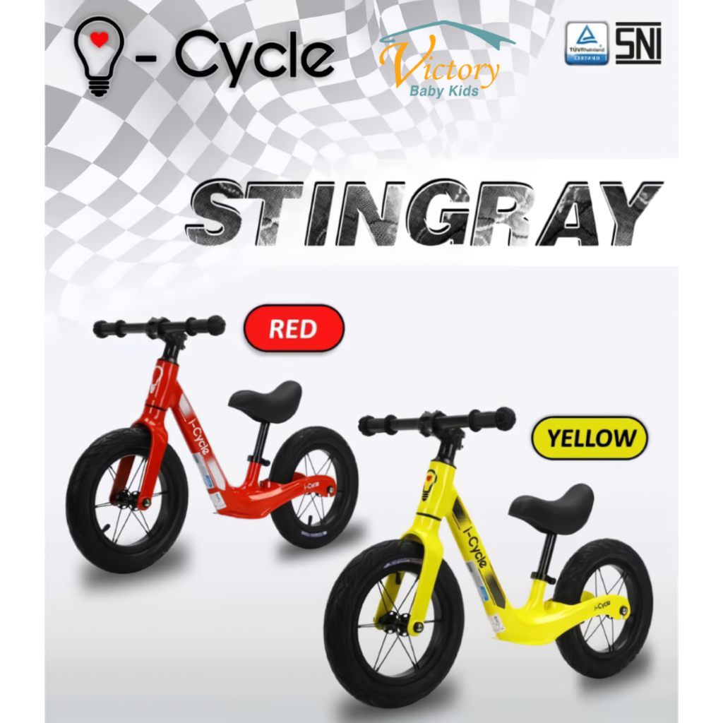 I-Cycle PH-1903 Balance Bike PH-1903 (STINGRAY) Sepeda Anak (Push Bike)