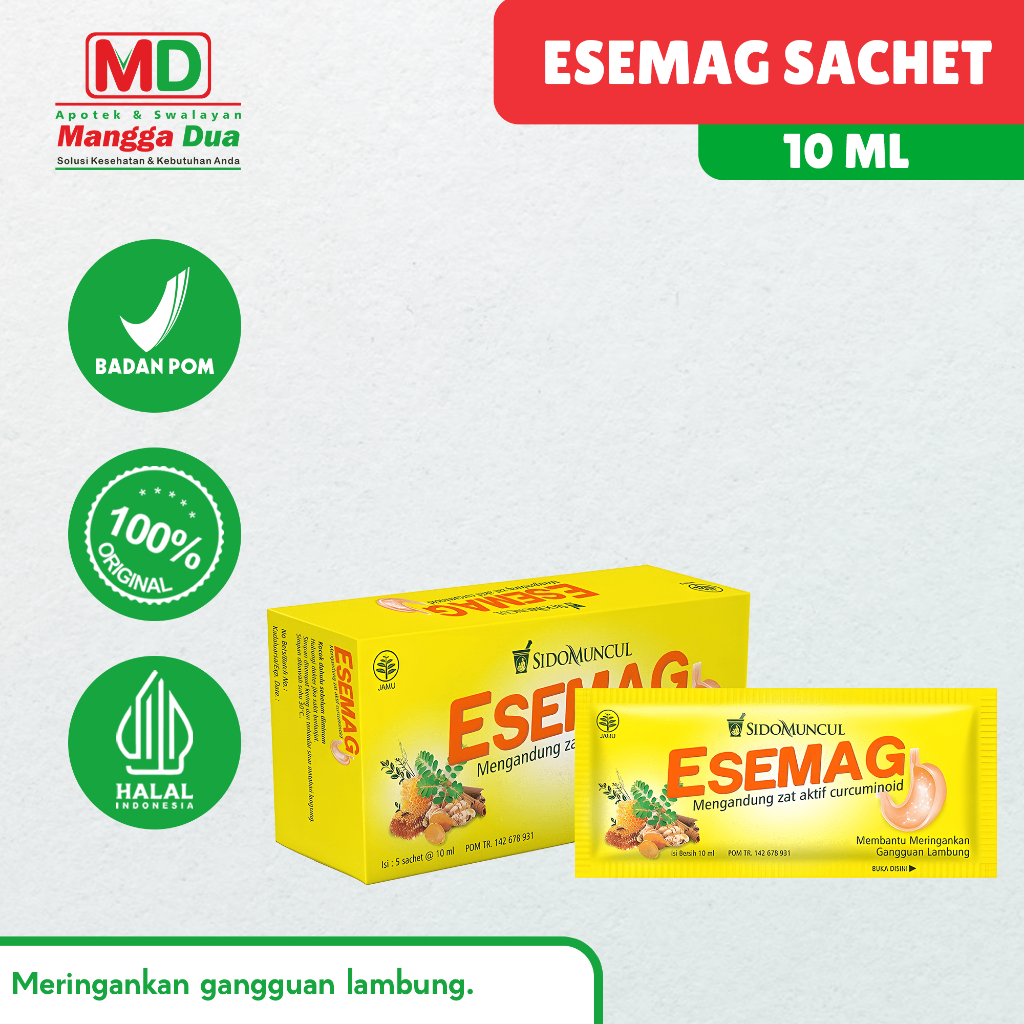 OBAT MAAG ESEMAG 10ML SACHET 5PCS