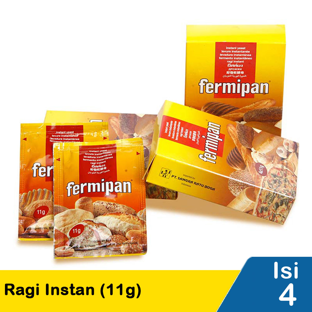 

Fermipan Ragi Instant Yeast 4X11g