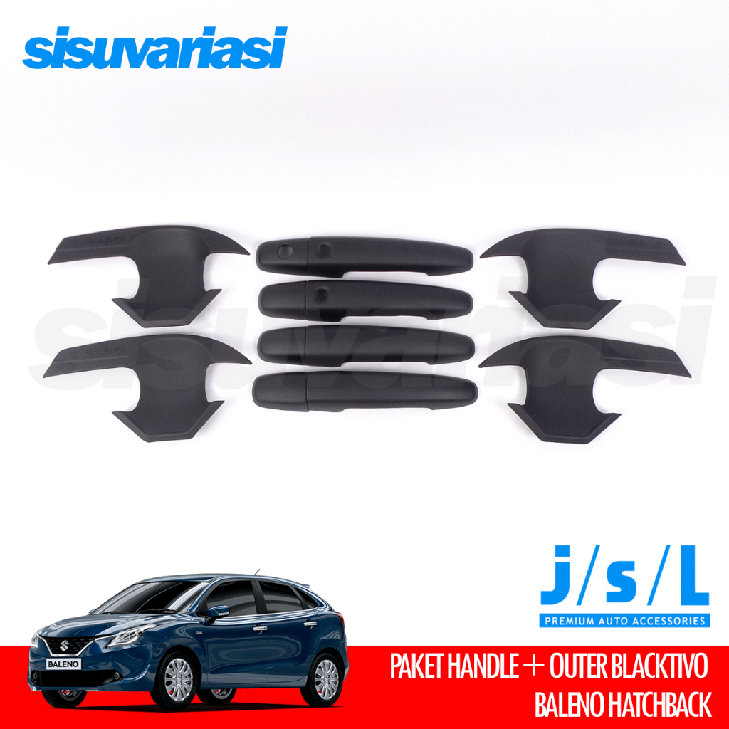 Baleno Hatchback 2017 2018 2019 2020 2021 Aksesoris JSL Cover Handle Mangkok Outer Pintu