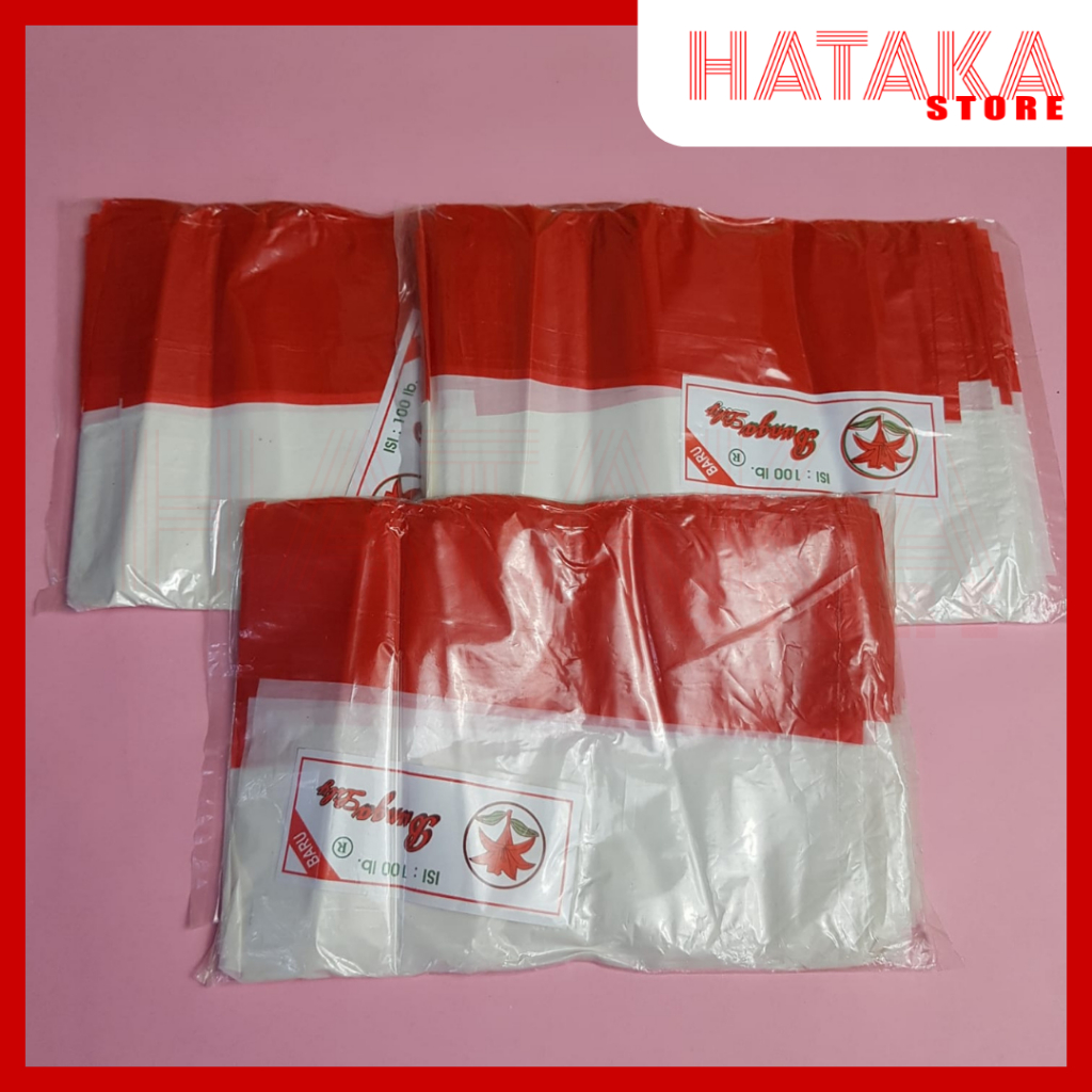 Bendera Merah Putih Plastik untuk Hiasan Bendera Indonesia