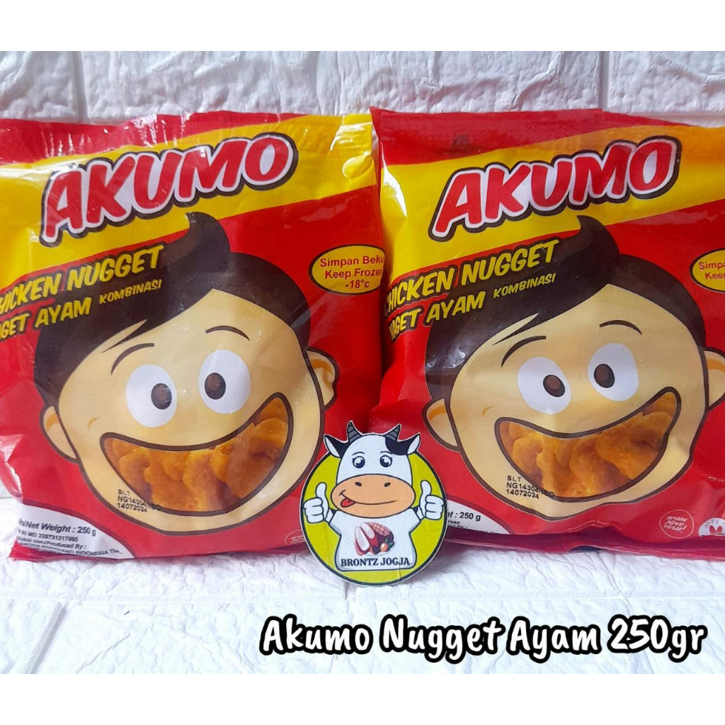 

AKUMO CHICKEN NUGGET 250 GR - FROZEN FOOD - BRONTZ JOGJA