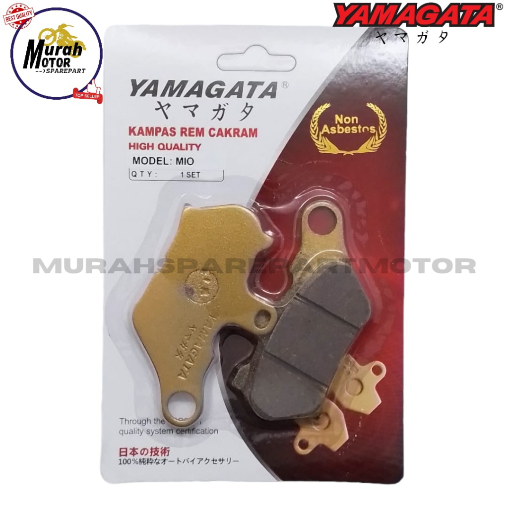 DISPAD KAMPAS REM CAKRAM DISPAD DEPAN YAMAHA MIO ORIGINAL YAMAGATA