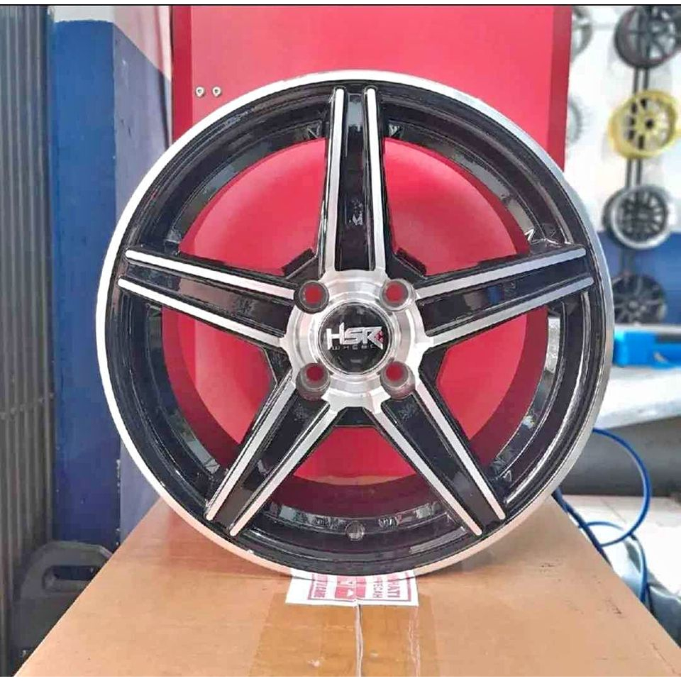 Velg Racing Two tone Ring 16 pcd 4X100 buat Mobil Sigra Spin Genio DLL