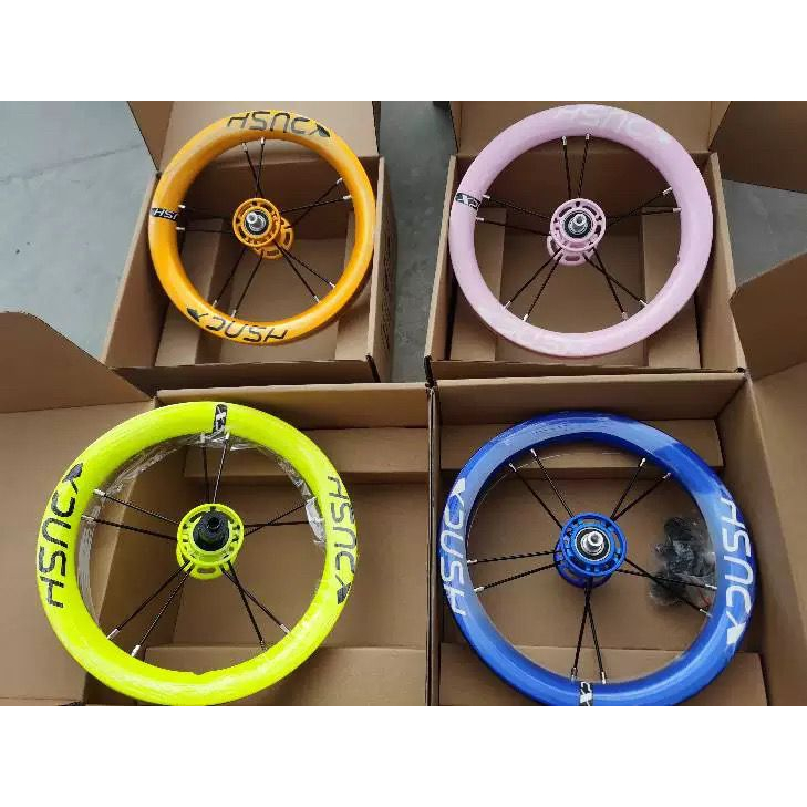 Wheelset pushbike balance bike XPUSH racing allumunium alloy hub gorilla