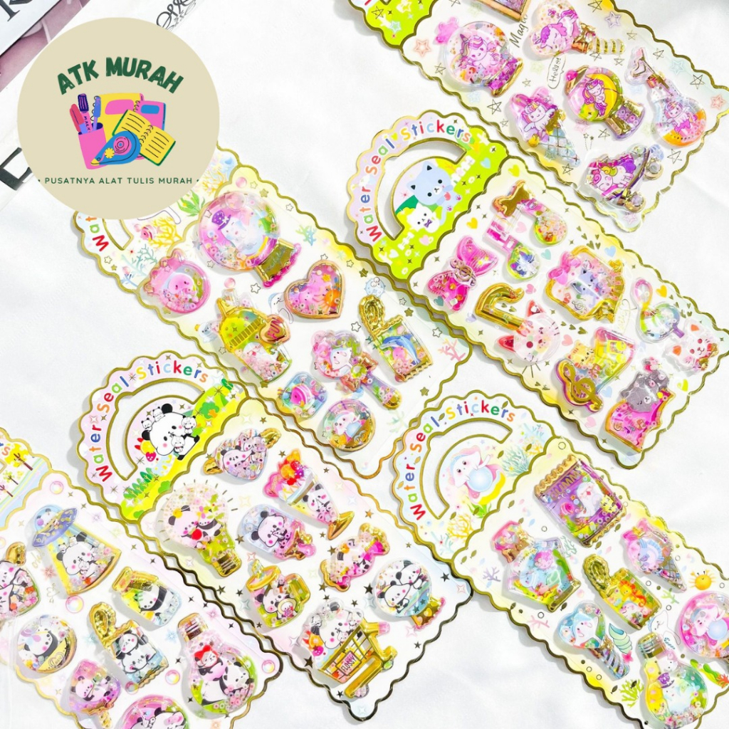 

STIKER TIMBUL 3D ISI AIR WATER SEAL STICKER TERMURAH ORIGINAL BAGUS LUCU IMUT KEKINIAN