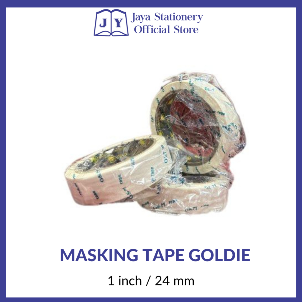 

Masking tape / selotip kertas merk Goldie