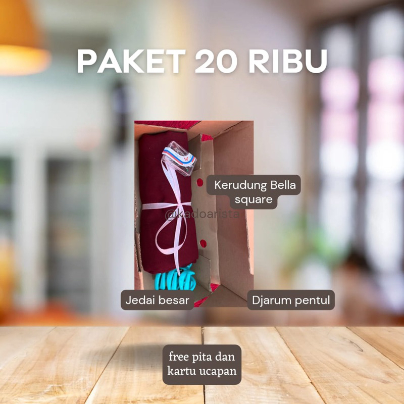 

paket kado wanita 20 ribuan