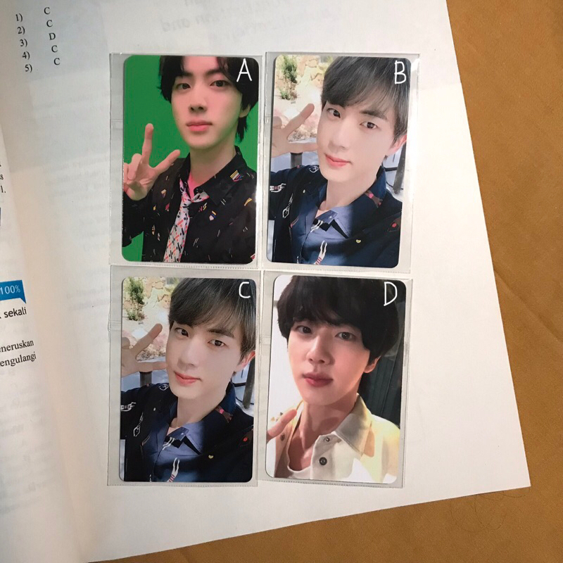 [READY] jin bts photocard dicon official