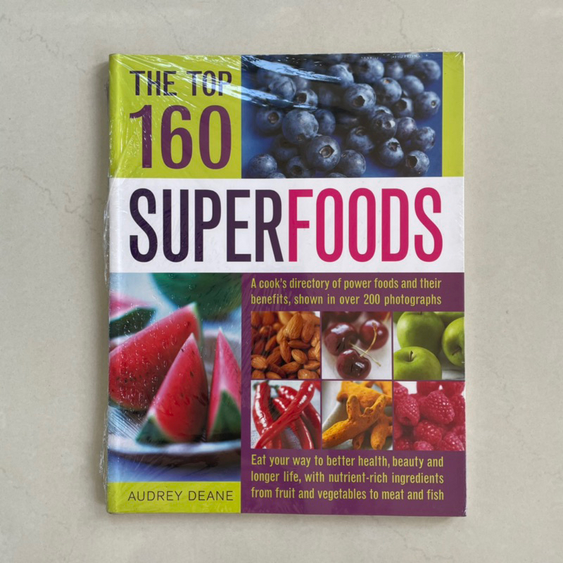 Buku ORI | The Top 160 Superfoods | Cook Healthy Food Import Book