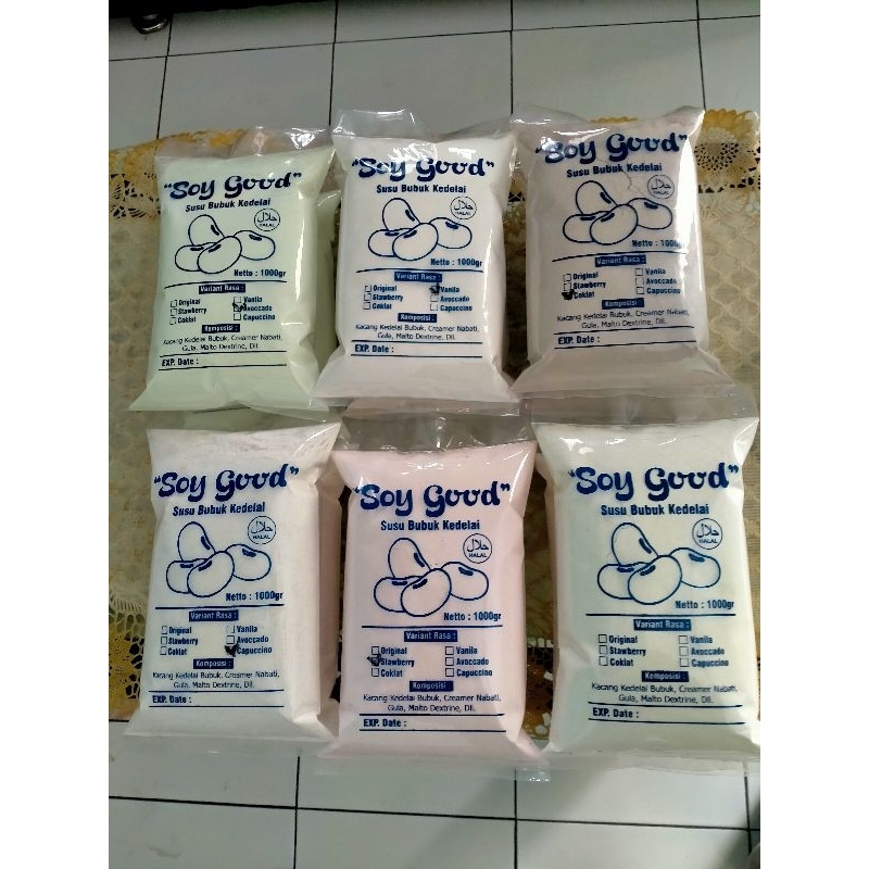 

susu bubuk protein sari kedelai enak,gurih, dan bergizi berat 1000gr
