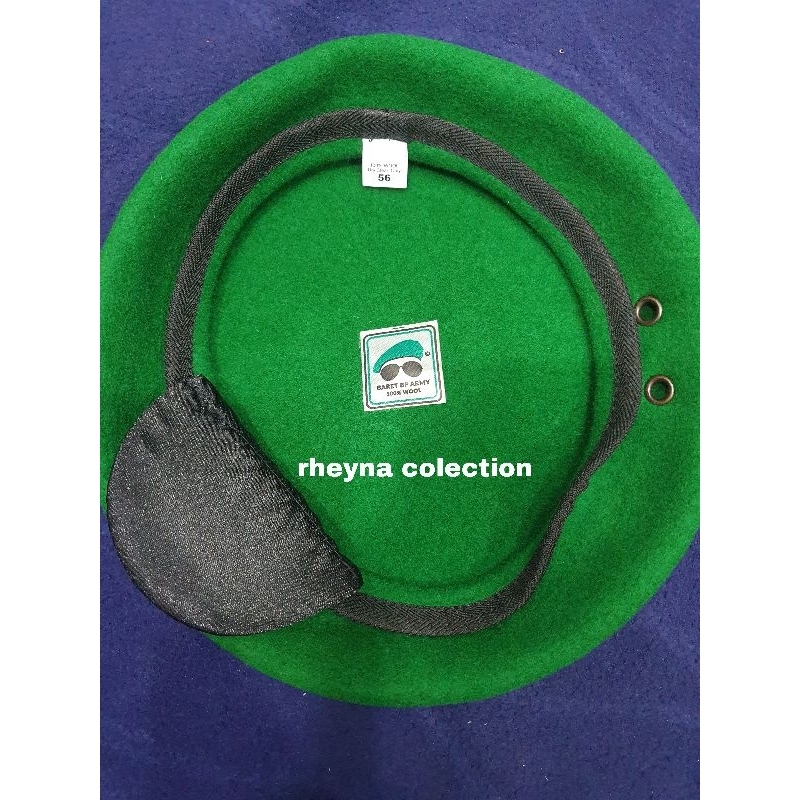 baret kacamata hijau / baret kacamata tni ad / baret kacamata ad
