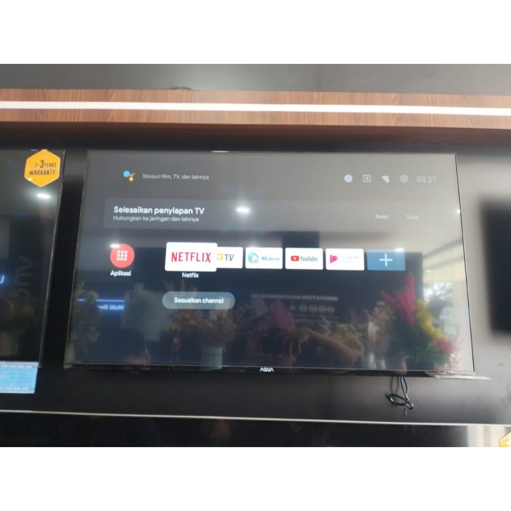 AQUA LED 43 INCH ANDROID SMART TV FULL HD AQT43K701AF
