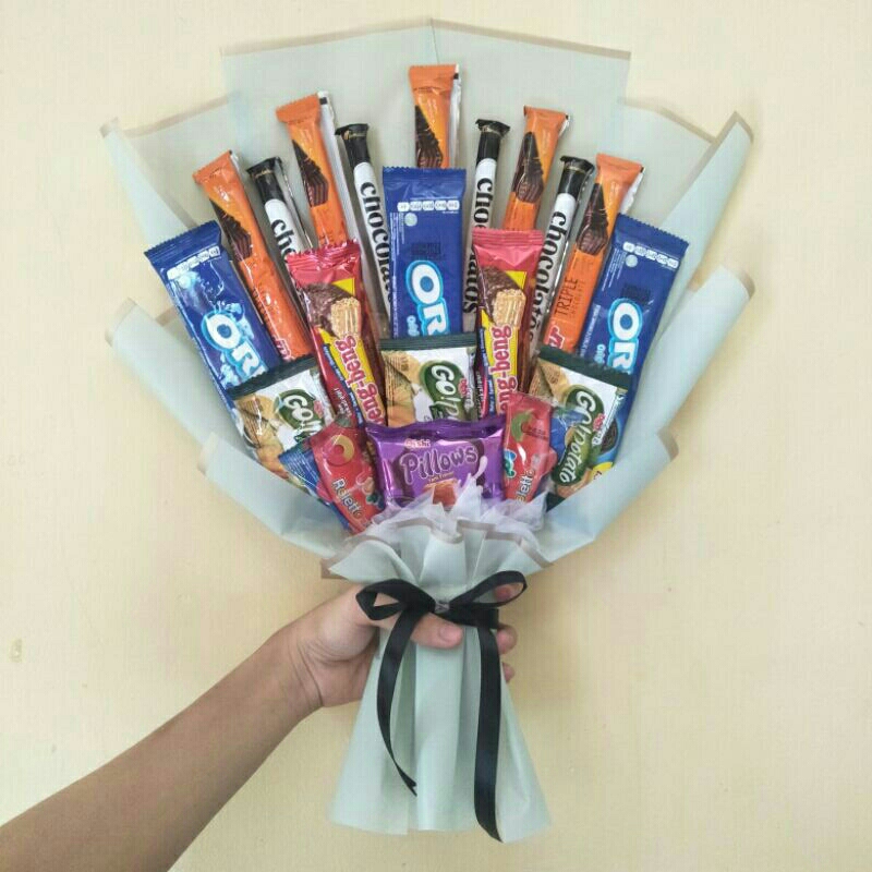 

SNACK BOUQUET/BUKET SNACK (HADIAH UNTUK BIRTHDAY, GRADUATION, WISUDA)