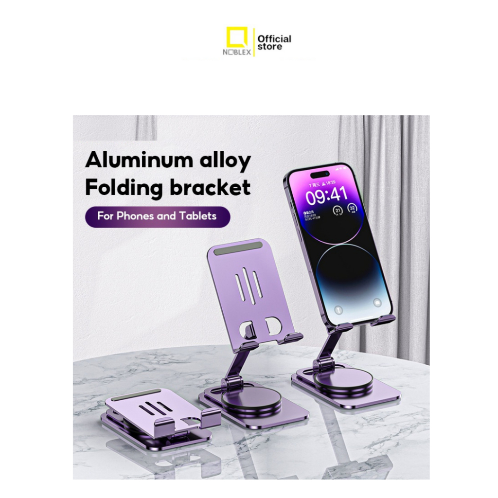 Noblex Desktop Tablet Phone Alumunium Holder suitable for iPad iPhone Samsung