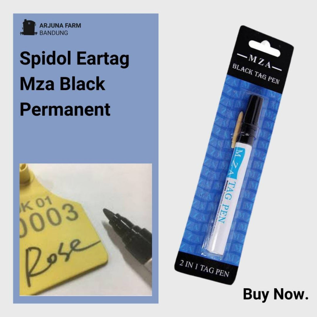 

Spidol Eartag Mza Black Tag Pen Permanent Spidol Permanen Ear Tag Cod Dan Berkualitas