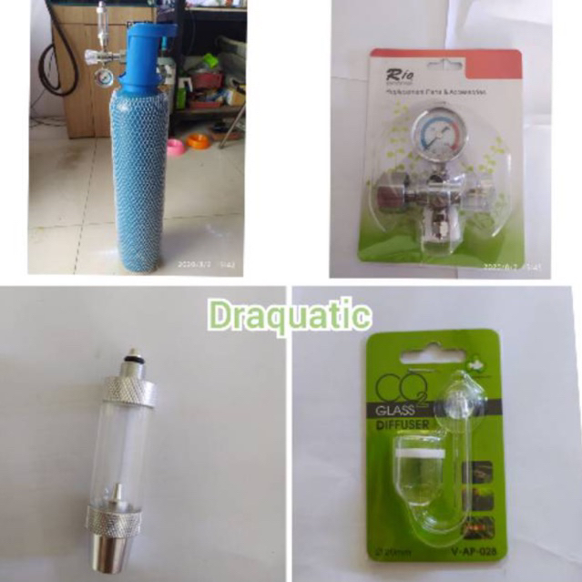 Paket tabung co2 5kg Rio regulator