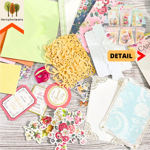 

Kartu Ucapan DIY CD-197 Motif Bunga Kreativitas Unik Wish Card Amplop Surat Kabar Best Wishes Stationery For School ATK Sekolah Ready Grosir Kado Ulang Tahun