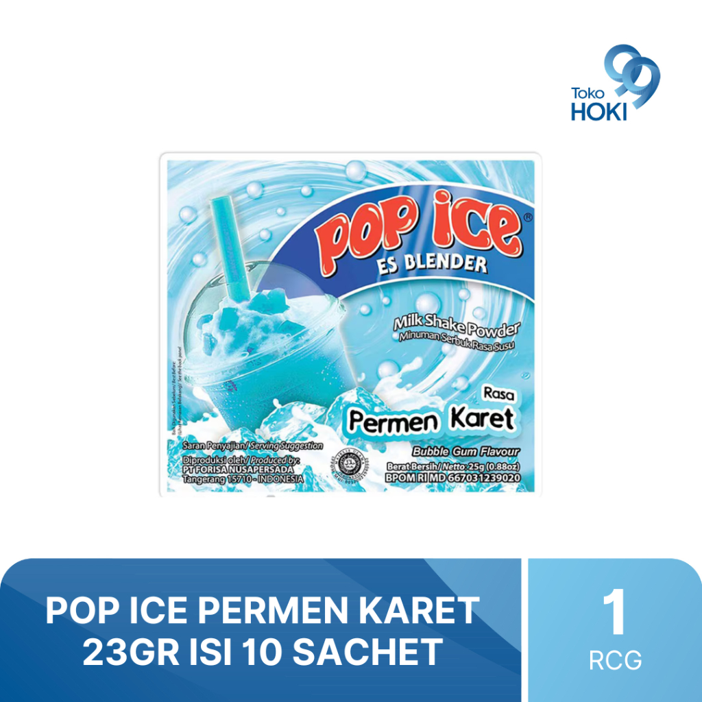 

POP ICE PERMEN KARET 23GR ISI 10 SACHET