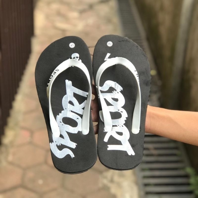 Sandal Jepit Pria Distro Keren Sport Terbaru