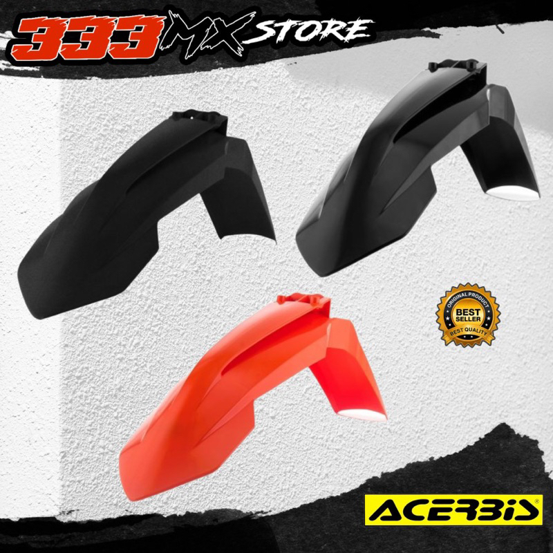 SPAKBOR DEPAN FRONT FENDER ACERBIS KTM FENDER FRONT ACERBIS ORIGINAL - METALLIC BLACK