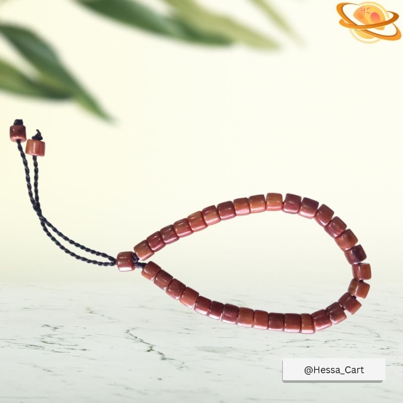 Tasbih Gelang kayu asli kaukah 33 kokka kaokah mardjan asli kaokah