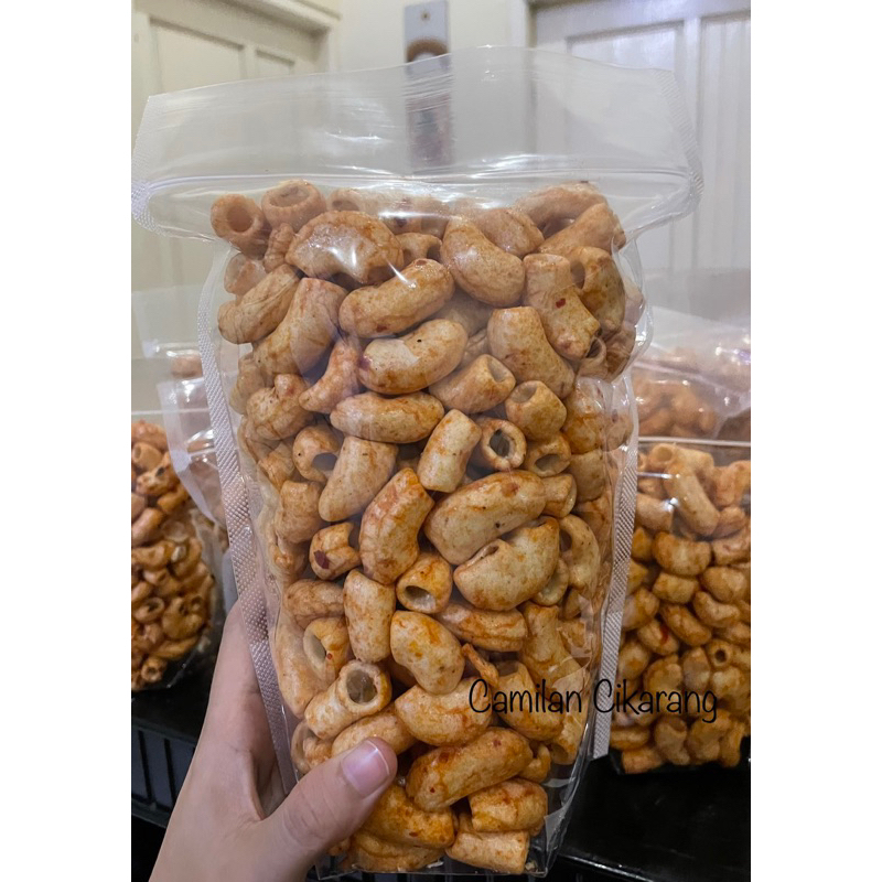 

MAKARONI BUMBU RUJAK KEMASAN STANDING POUCH