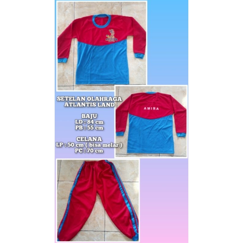 SERAGAM OLAHRAGA ANAK TK / PAUD  PL