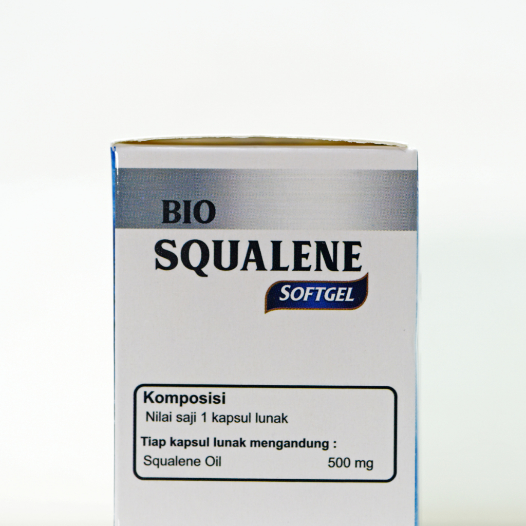 Bio Squalene Softgel asli ORIGINAL 30 softgel Minyak Hati Ikan Hiu Suplemen Kesehatan Premium BPOM-1