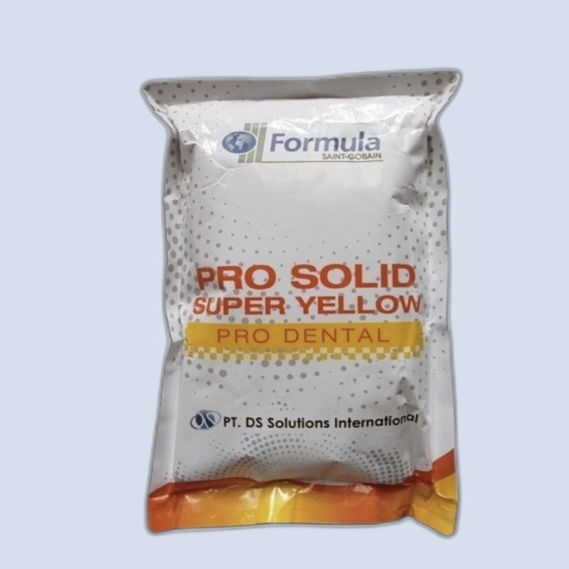 gips stone tipe 2 / tipe 3 pro model super 11 pro dental biru / kuning
