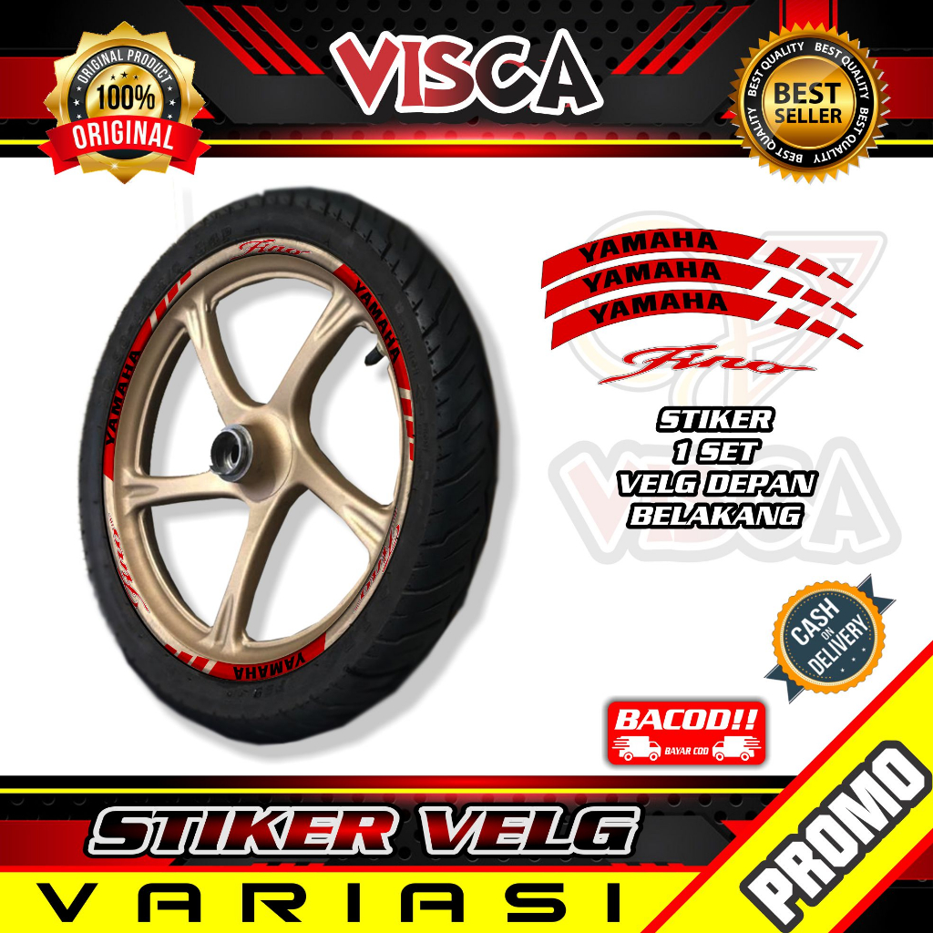 Stiker Velg List Velg Motor Stiker Velg Fino