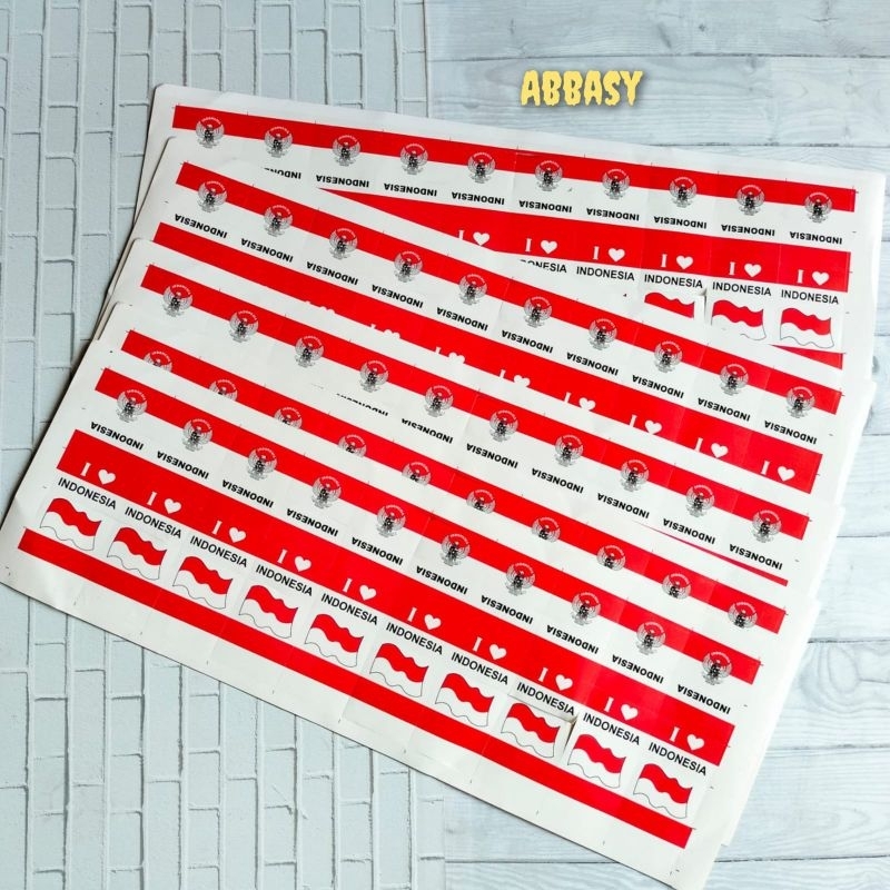 

Stiker Pipi Merah Putih Gambar Random (1 Lembar Isi 50 Pcs 5 gambar)